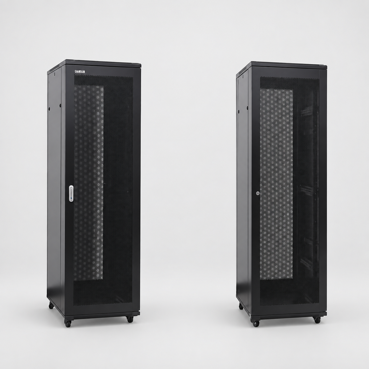 42U Floor-Standing Network Cabinet — studio-restyled supplier reference image