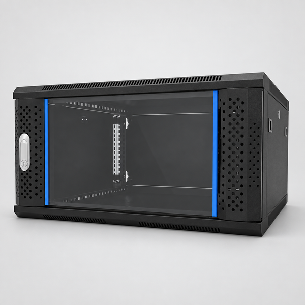 9U 19-Inch Wall-Mount Network Cabinet