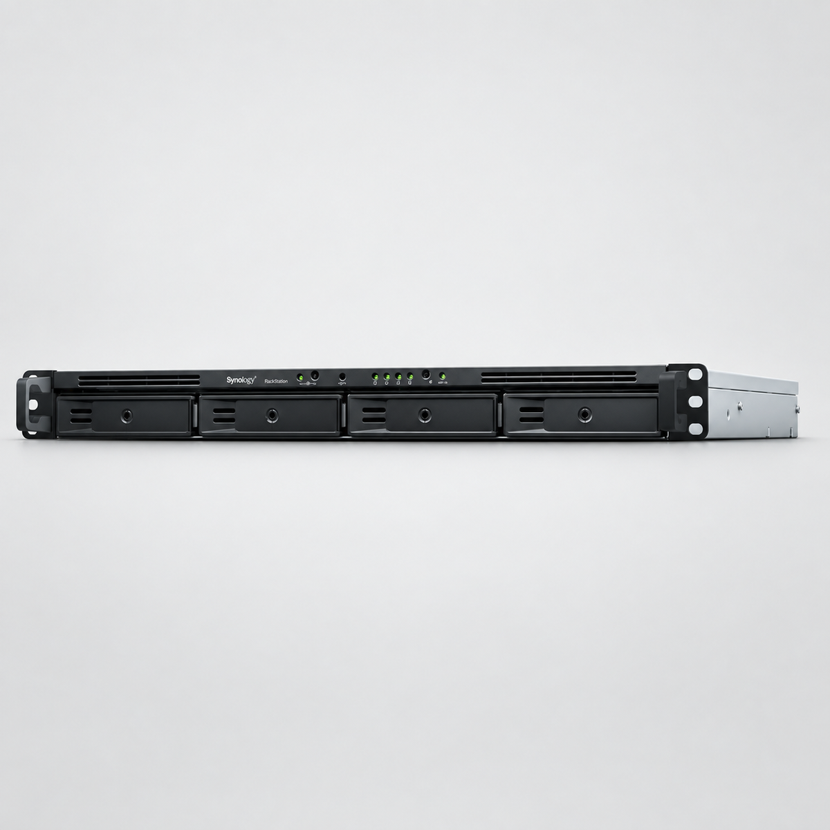 RS1619xs+ 4-Bay Rackmount NAS — studio-restyled supplier reference image